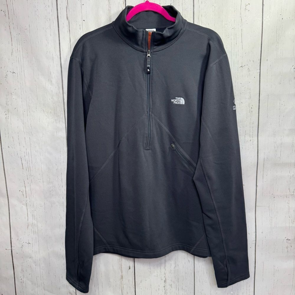 The North Face Mens XL Flight Series Quarter Zip Pullover Gray Sporty Outdoor